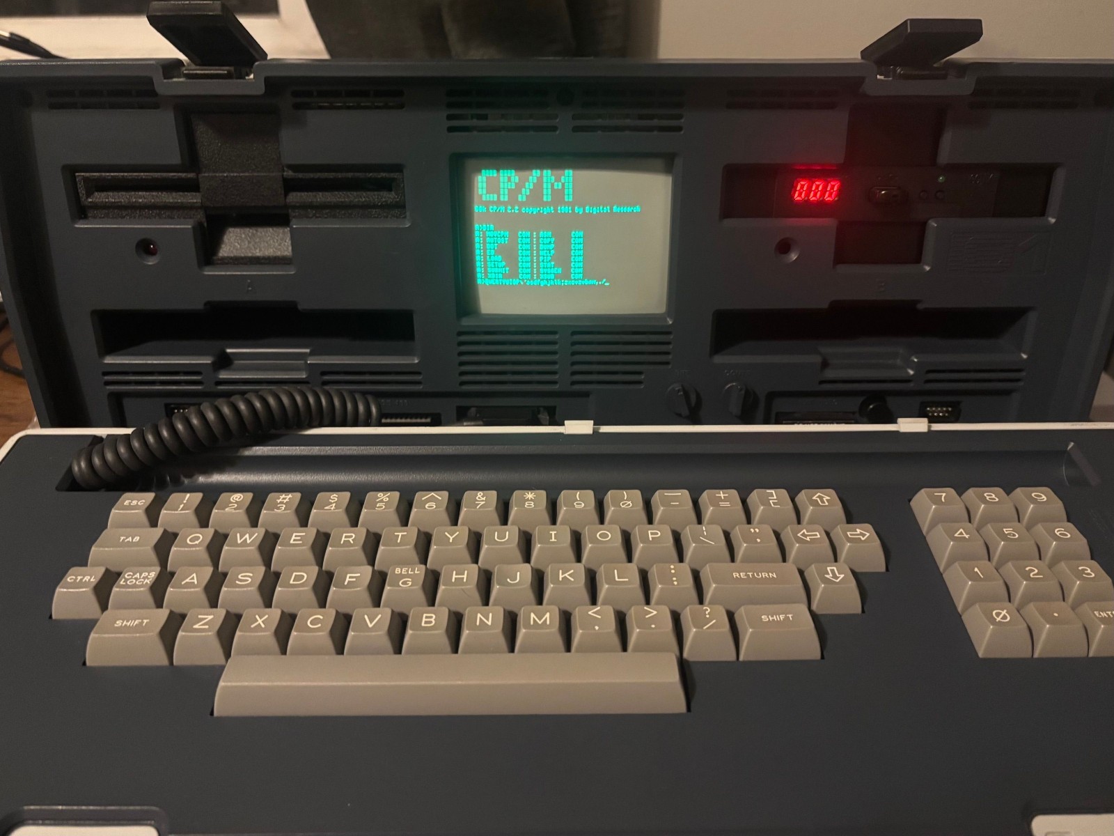 Osborne 1 Computer OCC1 with Gotek - WORKING, RESTORED, and RECAPPED