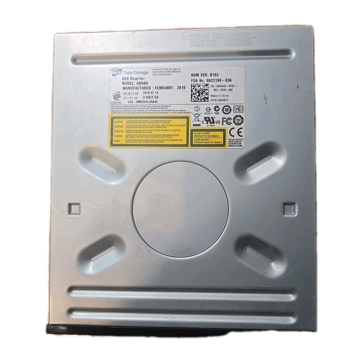 HL Data Storage GH50N SATA DVD±RW CD-RW Internal Desktop Optical Drive 5.25”