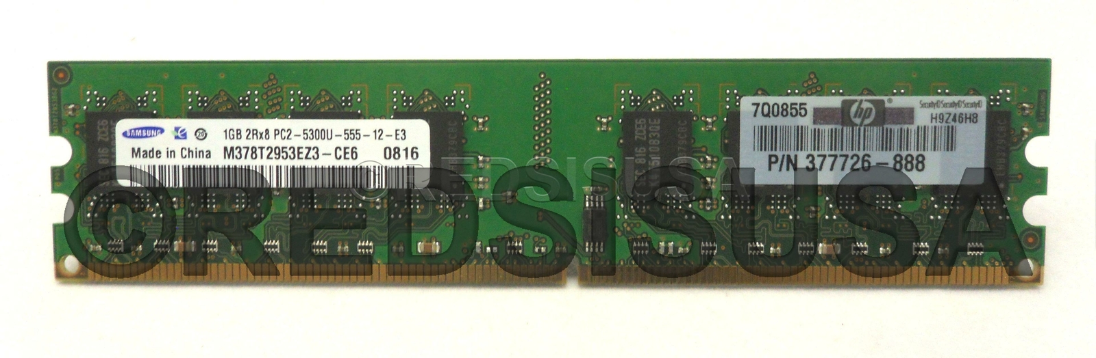 HP DDR2 PC2 5300 2GB RAM 1GB 377726-888