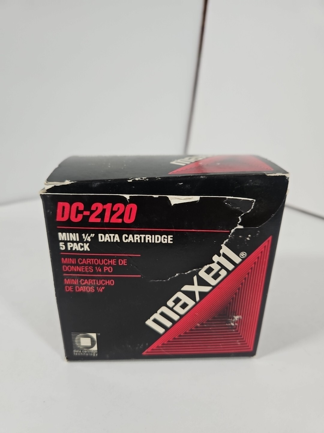 5 pack of Maxell DC 2120 XL Mini Data Cartridges Back Up Tape 120 MB GUC