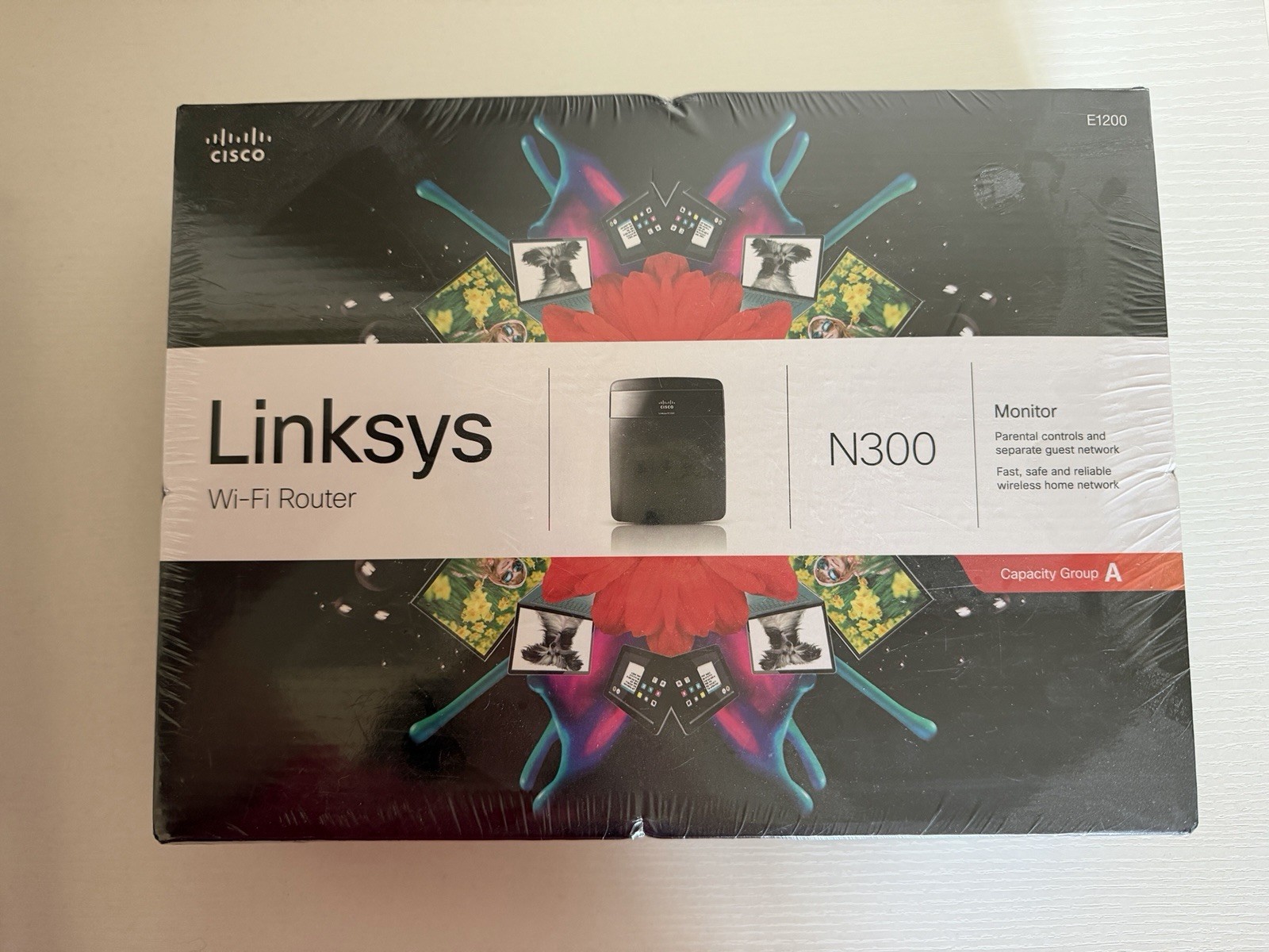 Linksys E1200 N300 Wireless WiFi Router Cisco 300 Mbps New Sealed