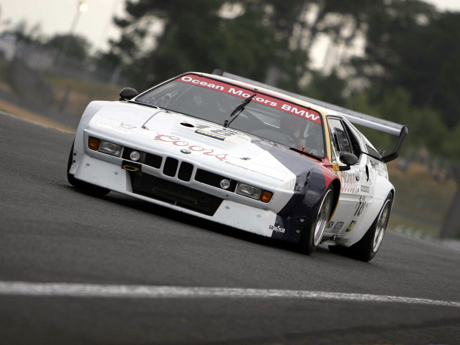 Cars 1979 bmw m 1 procar e26 race Desk Mat Stitched