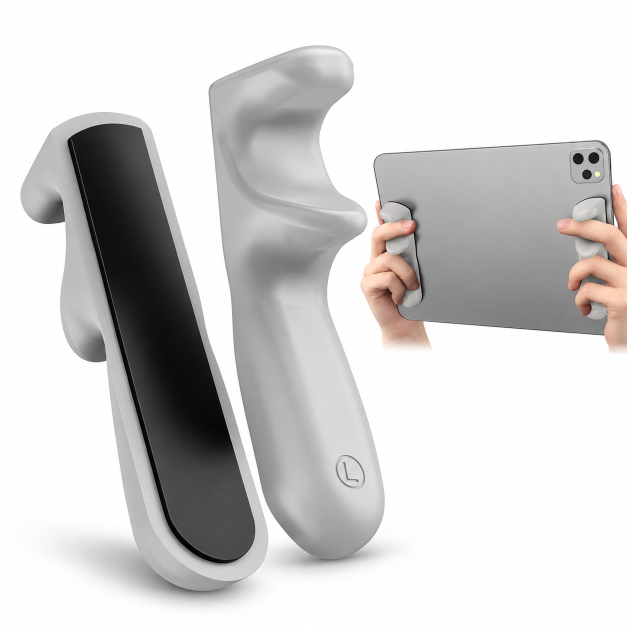 1 Pair Tablet Gaming Grip Handle for FPS Games Ergonomic Finger Holder PUBG iPad