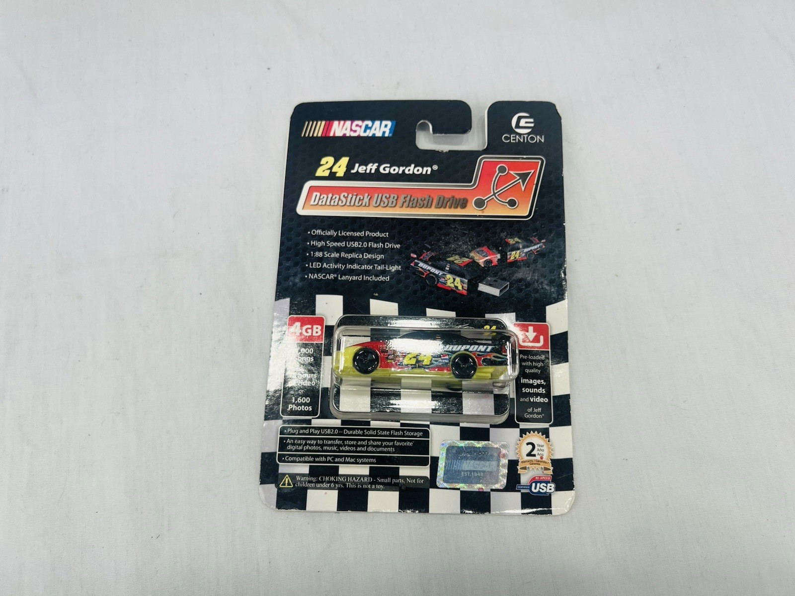 DataStick Flash Drive USB 24 Jeff Gordon Edition NASCAR2008