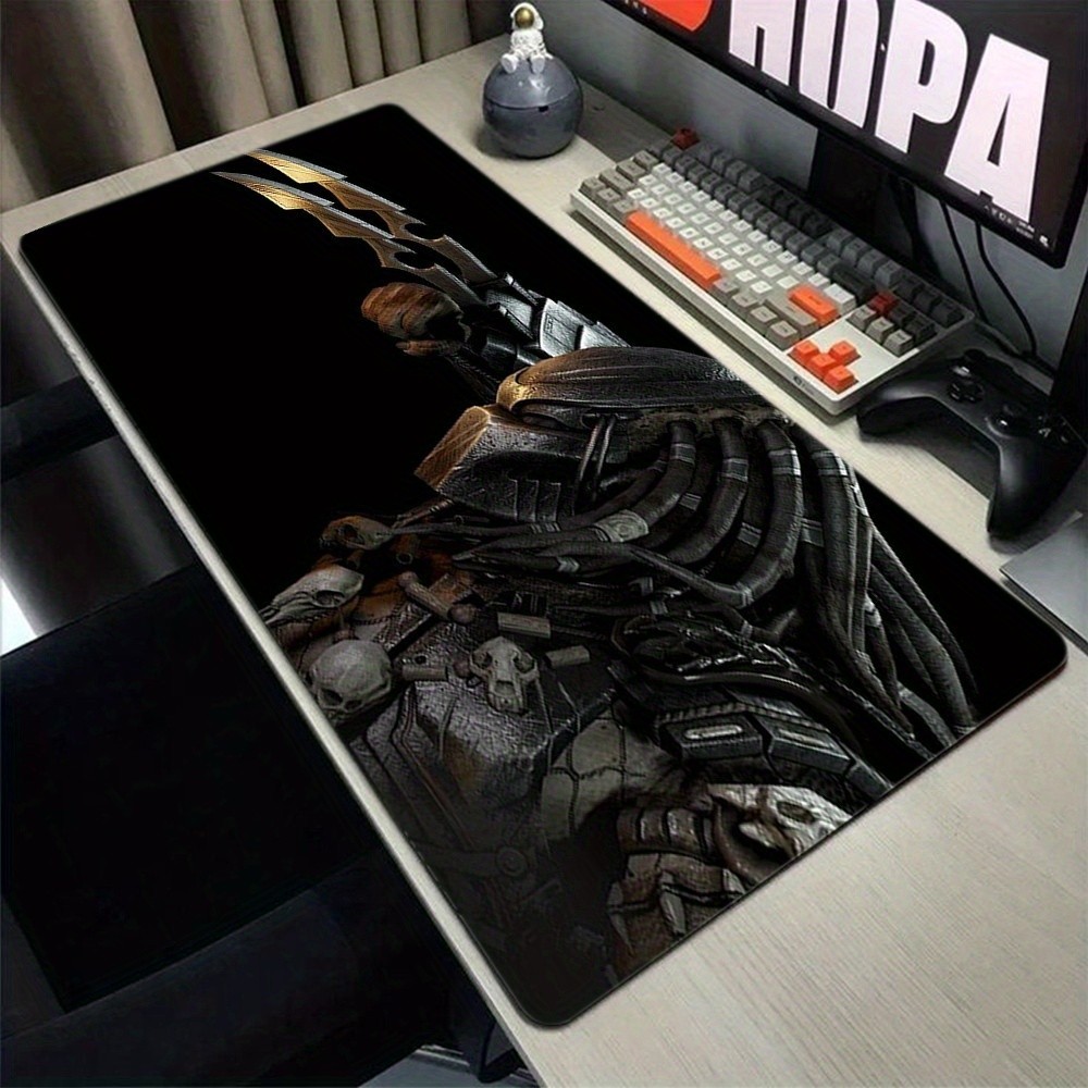 1pc Predator Gaming Mouse Pad Featuring a Classic Design - Non-Slip, Suitable