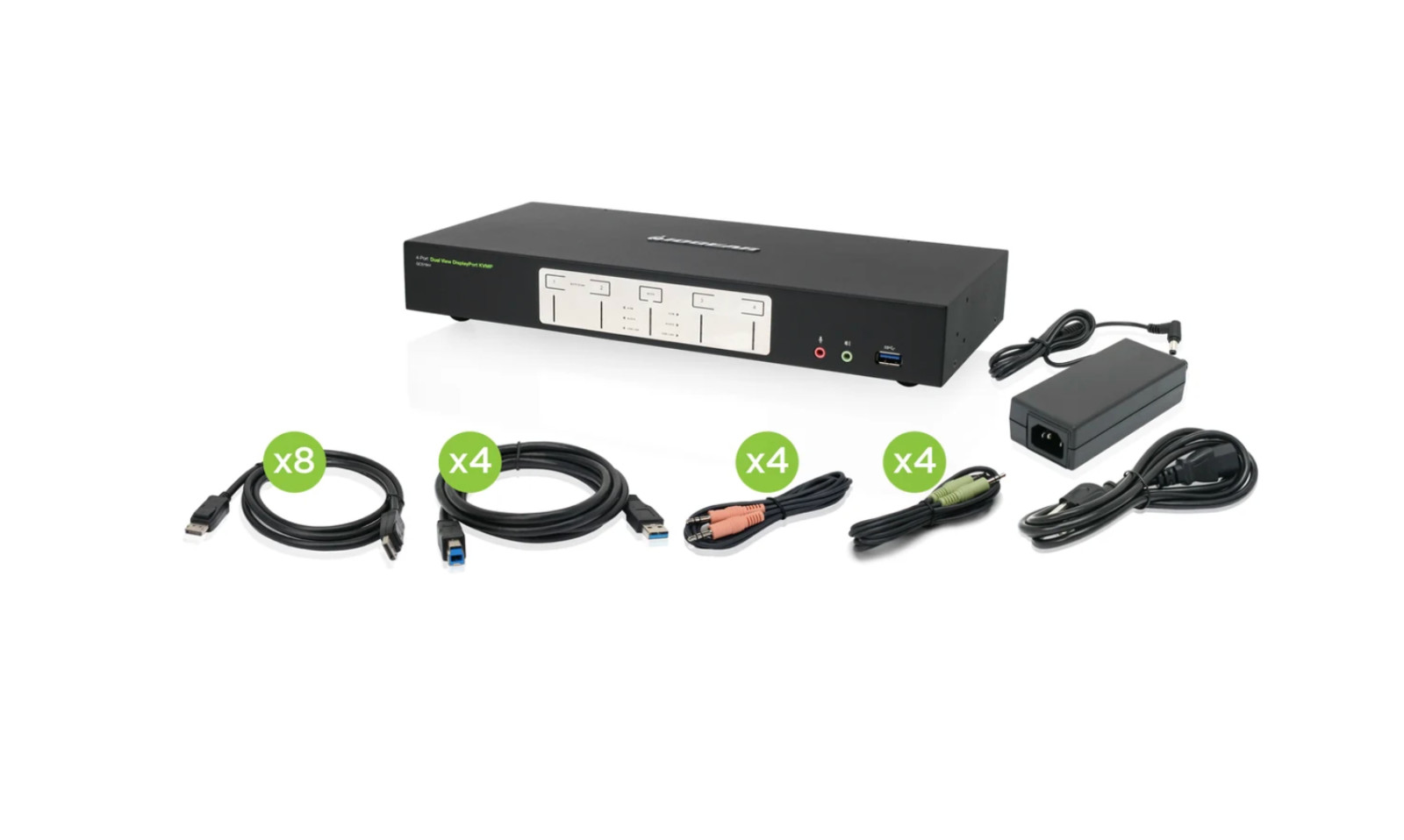 IOGEAR 4-port DVI KVM Switch GSC1944 -- New/Open Box