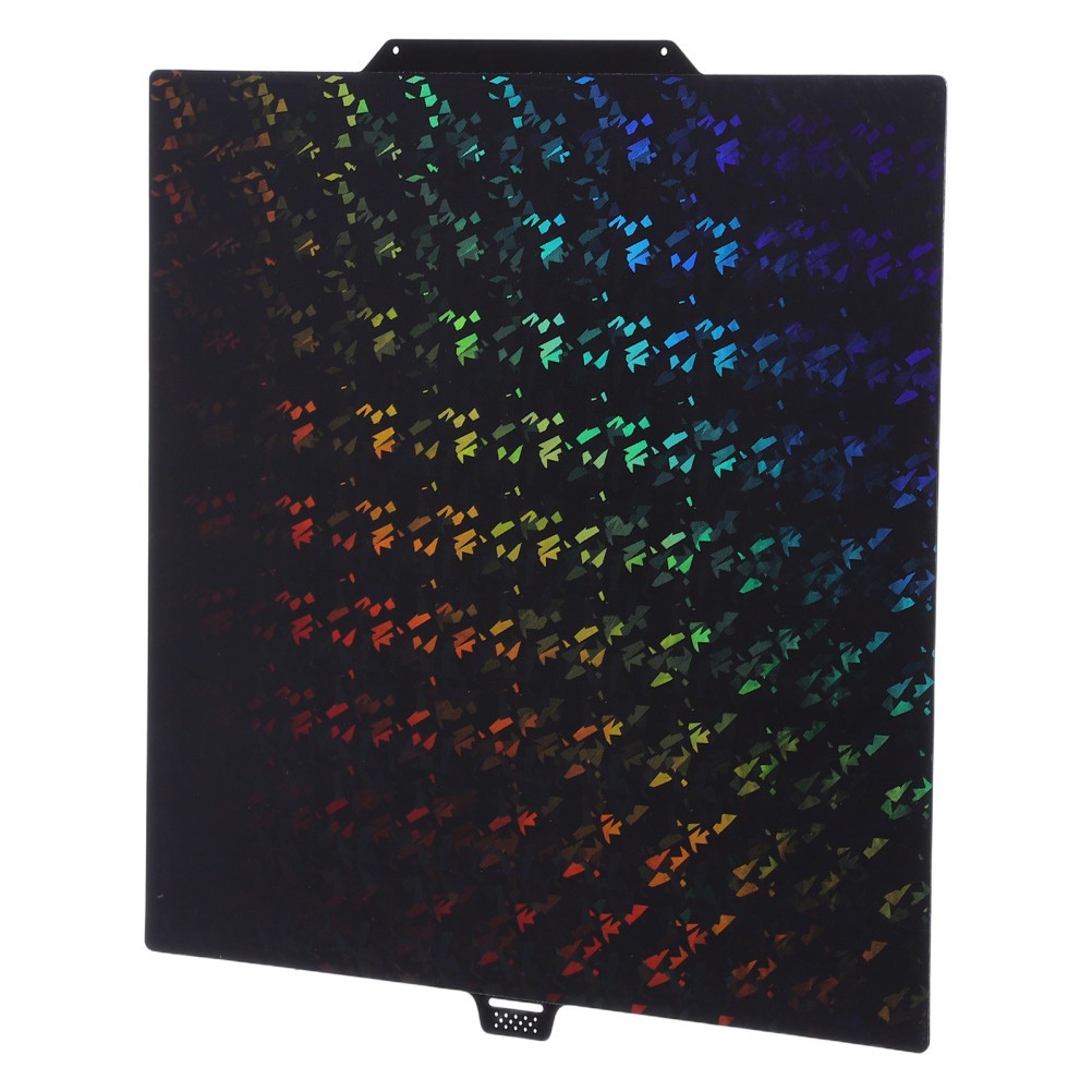 Durable PVC 3D Printer Build Plate with Textured Dual Side Design Black