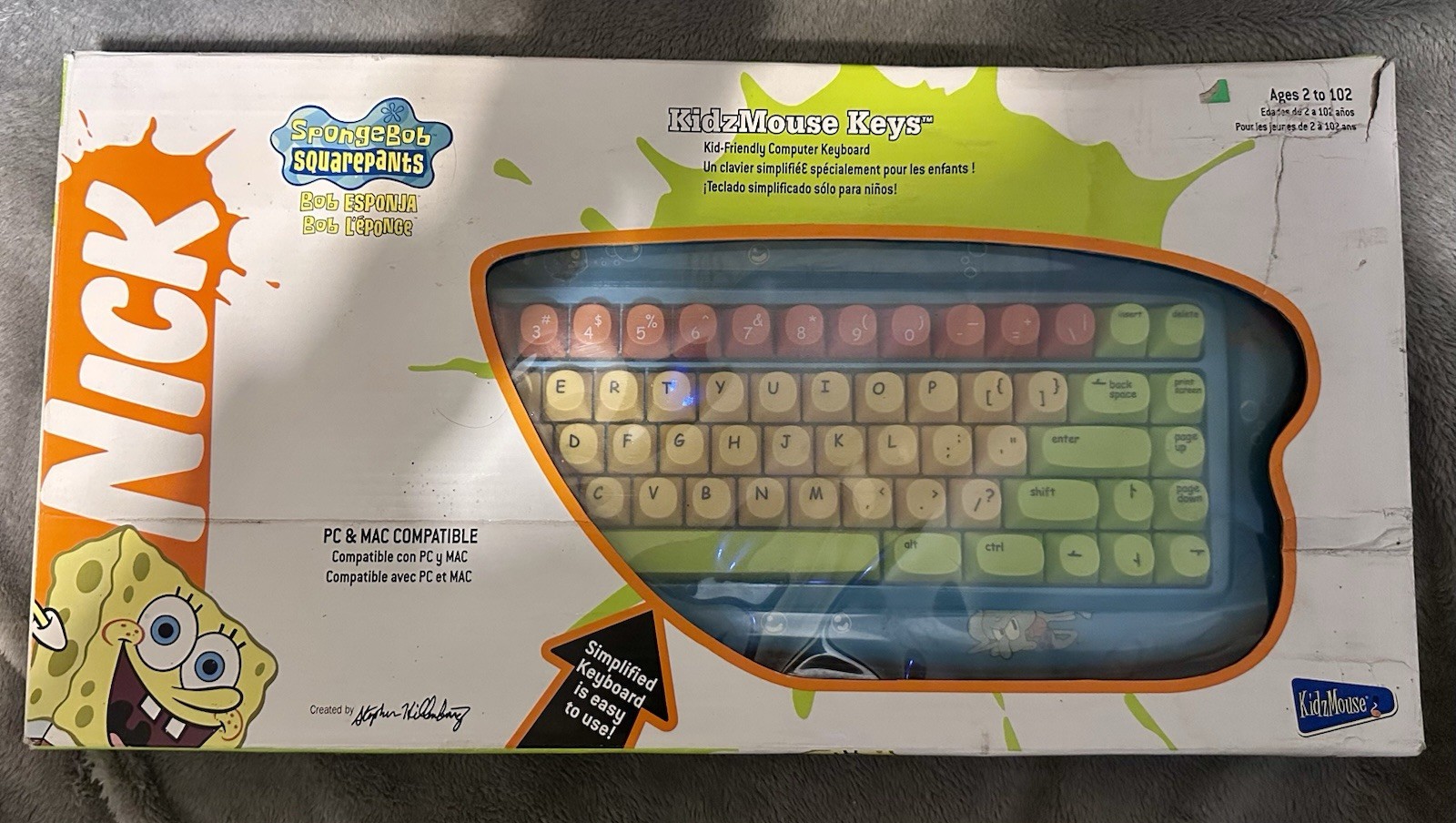 Spongebob Squarepants Kidzmouse Wired Keyboard