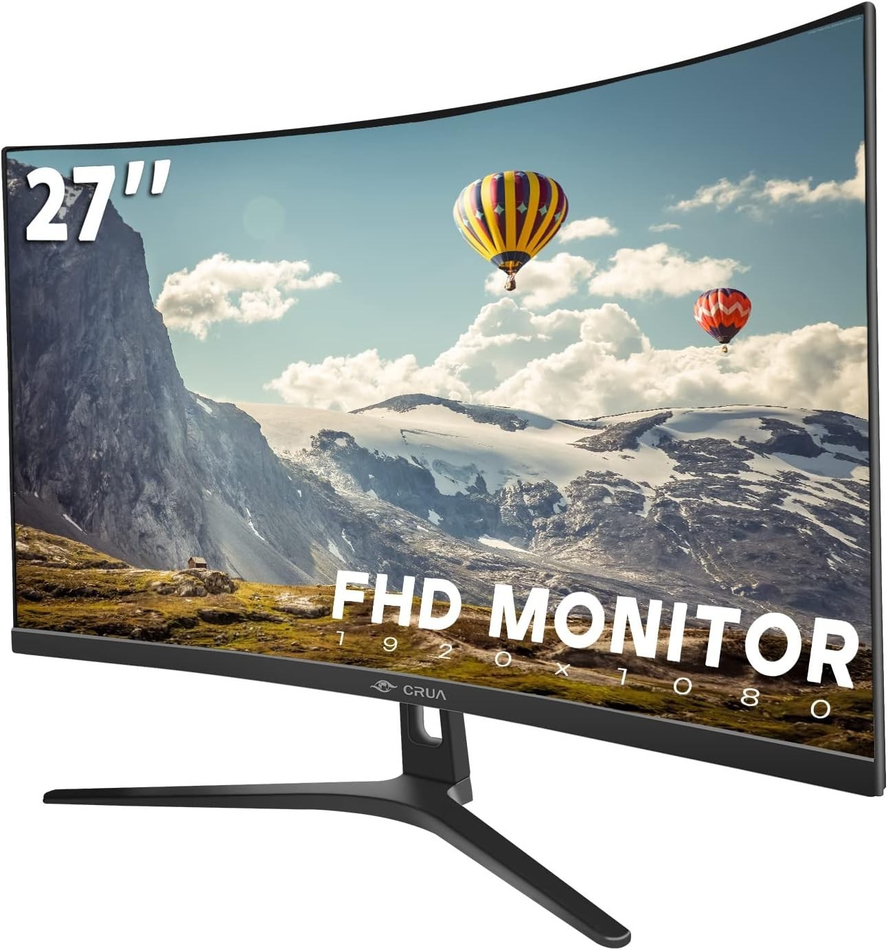 Immersive 27-Inch 1800R Curved Monitor with 100Hz and Blue Light Filter