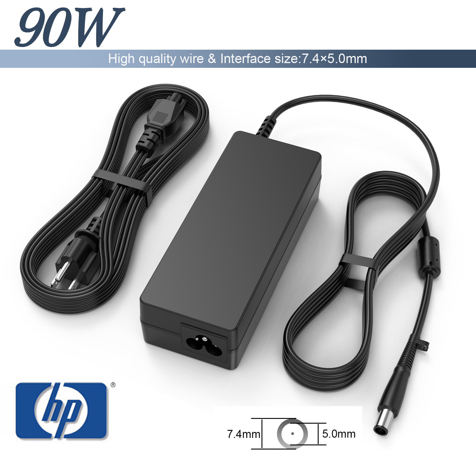 Charger AC Power Adapter Supply 90W For HP EliteDesk 800/805 G5 G6 HP600 Laptop