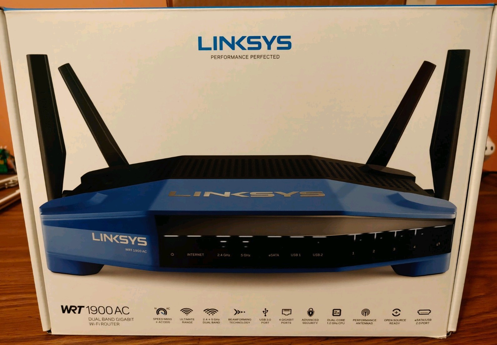 LINKSYS WRT1900AC Dual Band Gigabit Wi-Fi Router 1300 Mbps 4 Port | Tested