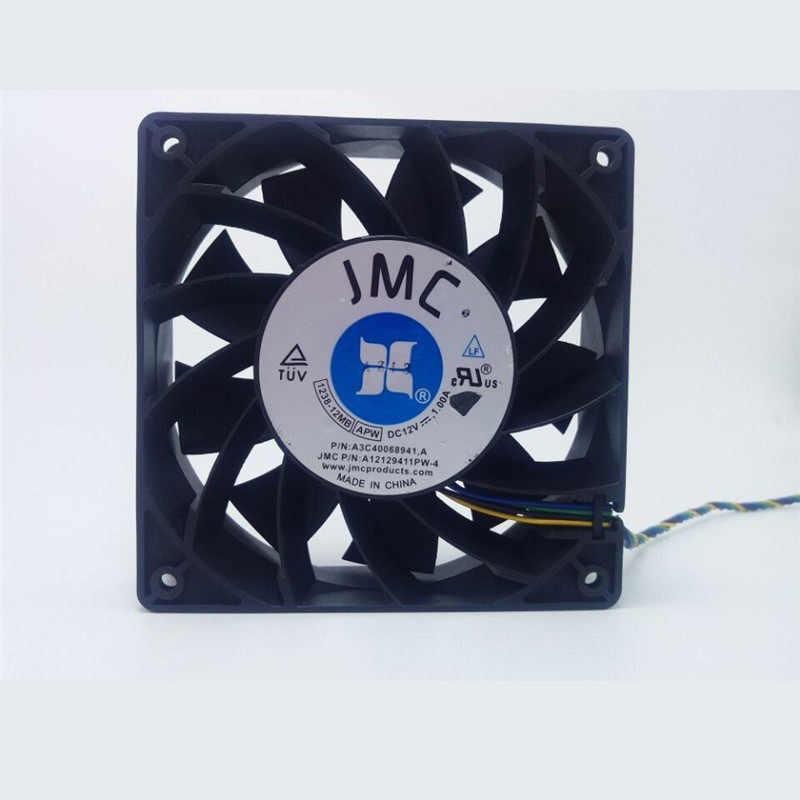 1PCS JMC 1238-12MB APW 12V 1.00A 12038 Overclocking High-Performance Cooling Fan