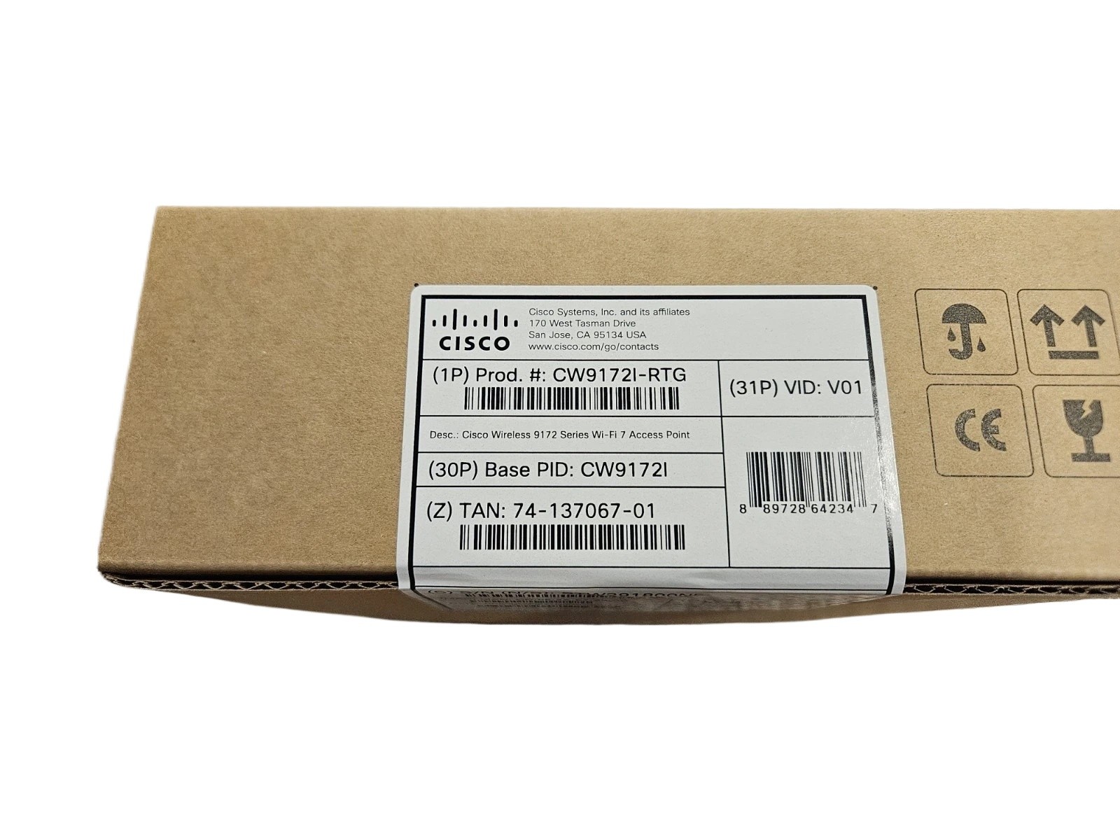 Cisco Catalyst CW9172I-RTG High-Performance Wi-Fi 7 Wireless  Expedited Shipping