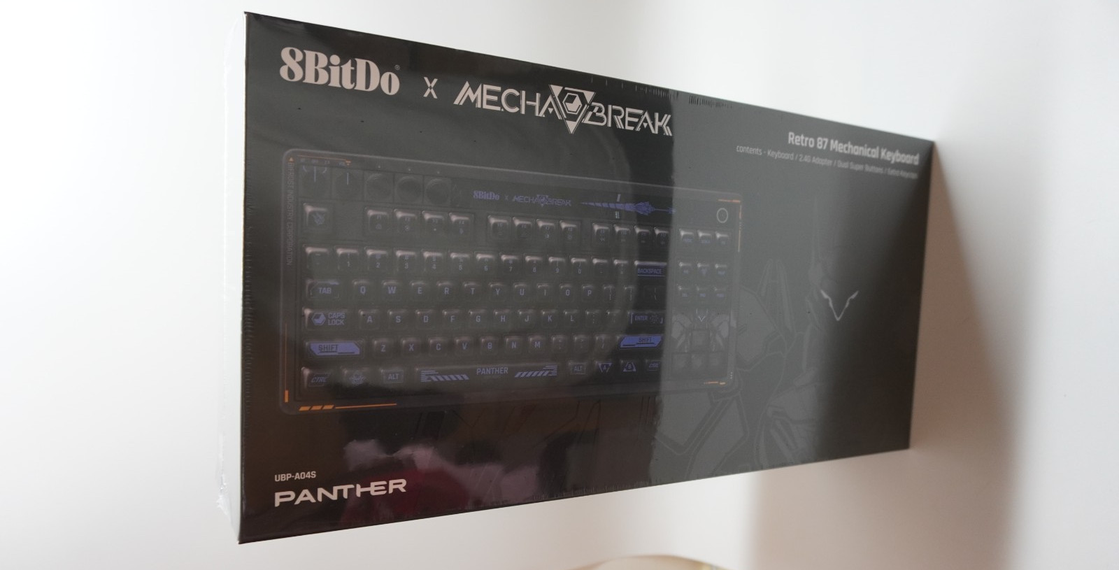 8BitDo Retro 87 Mechanical Keyboard - Mecha Break: Panther - for Windows Android