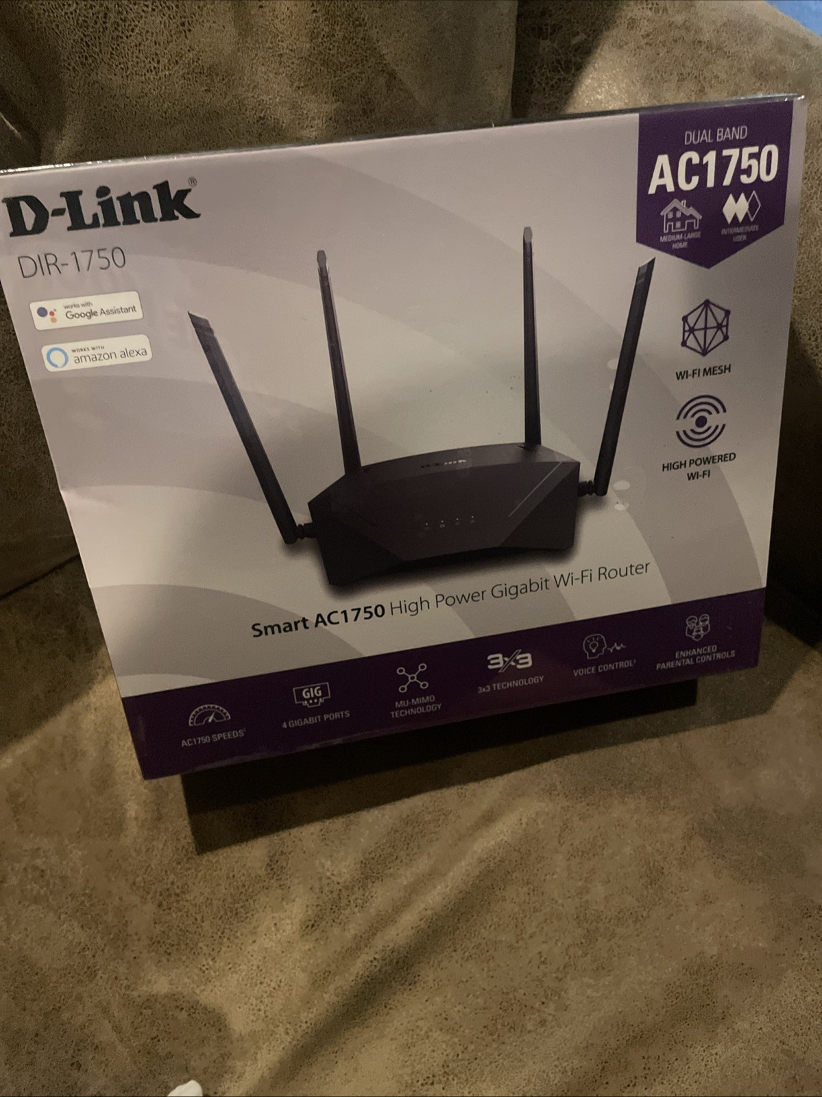 D-Link WiFi Router AC1750 Mesh Smart Internet Home Network System High Speed NEW