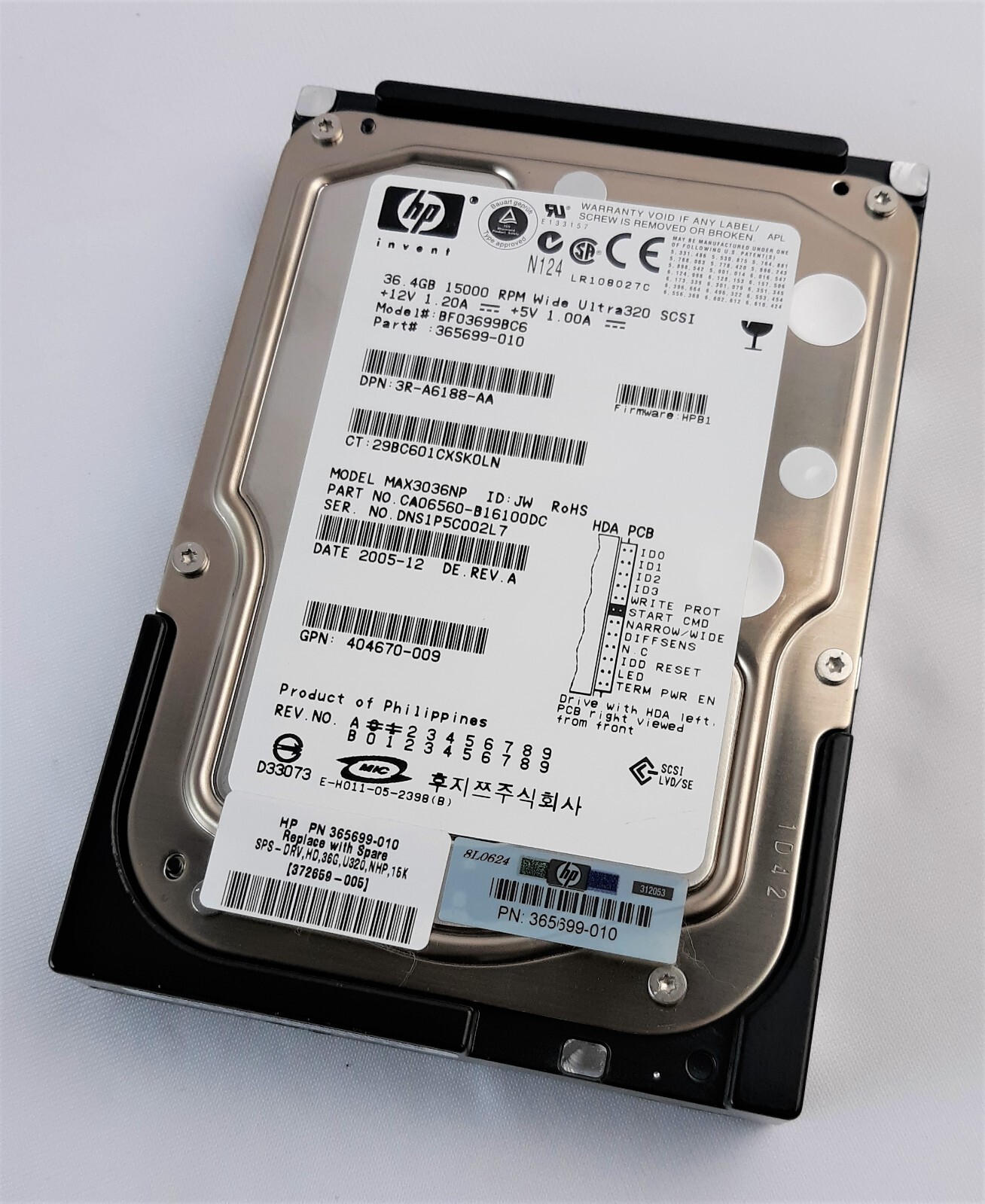 HP 365699-010 Hard Drive