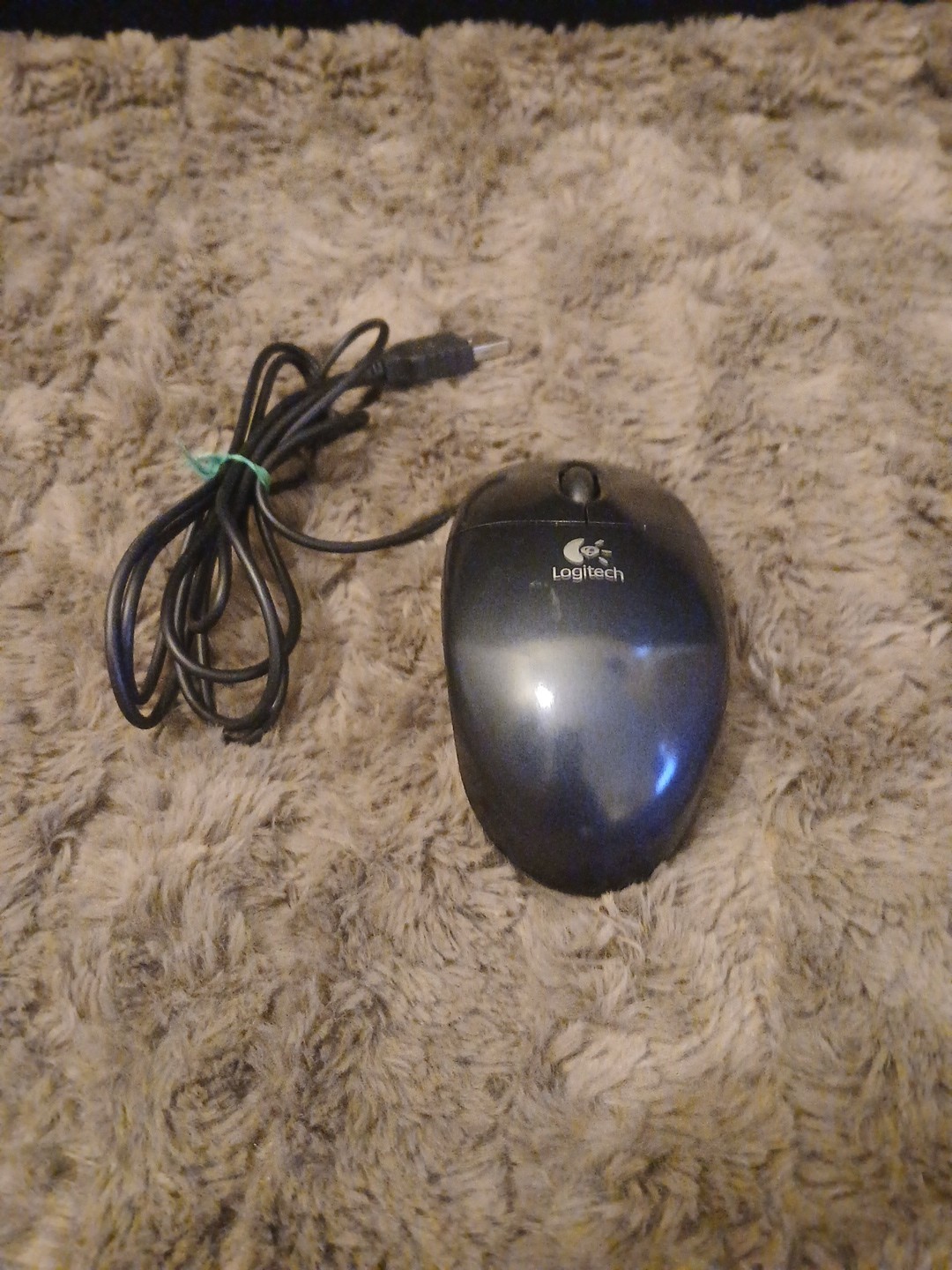 Logitech Wired Optical USB Mouse M-BZ96C 810-000207 N231 Black