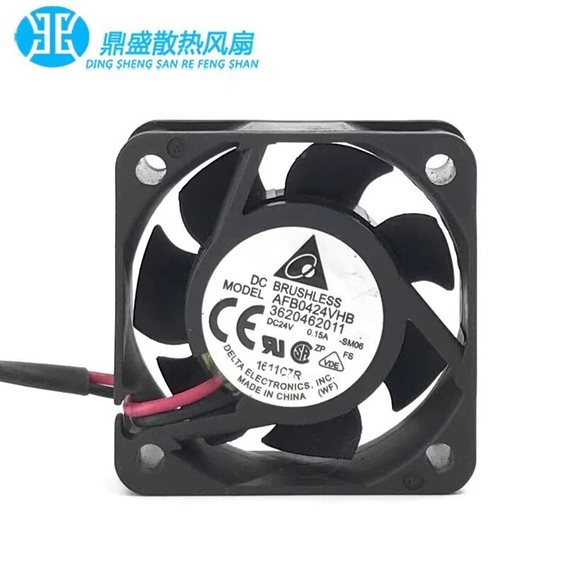 Delta AFB0424VHB 4015 DC24V 0.15A 4CM 2-Wire Inverter Cooling Fan