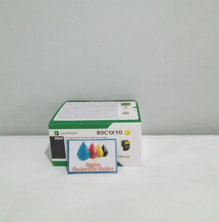 Lexmark 801 Yellow Extra High Yield Toner Cartridge 80C1XY0