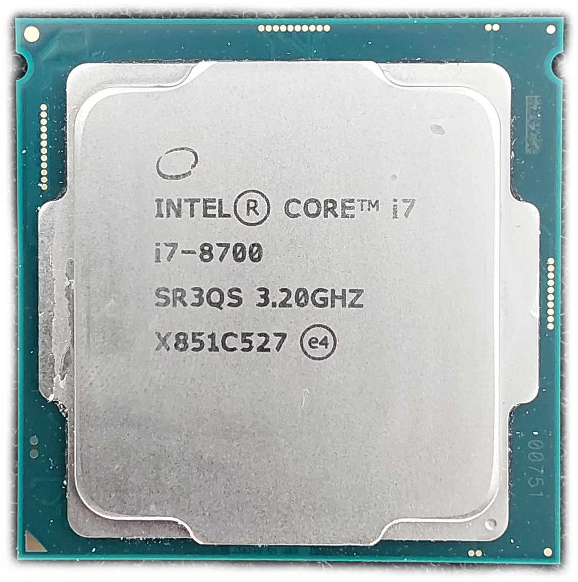 Intel Core i7-8700 SR3QS 6-Core 3.2GHz LGA 1151 CPU Processor
