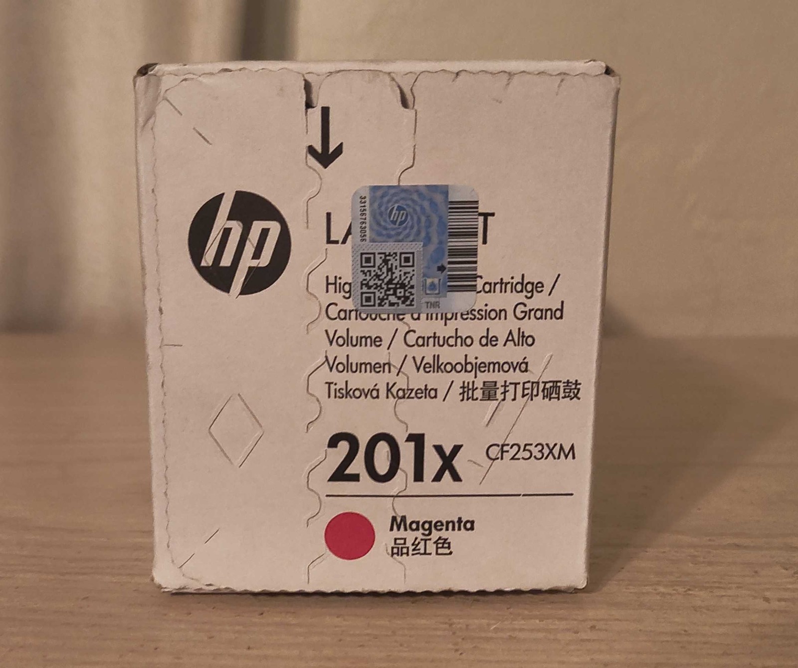 Genuine HP Laserjet Ink Cartridge 201x High Yield Magenta CF253XM Sealed