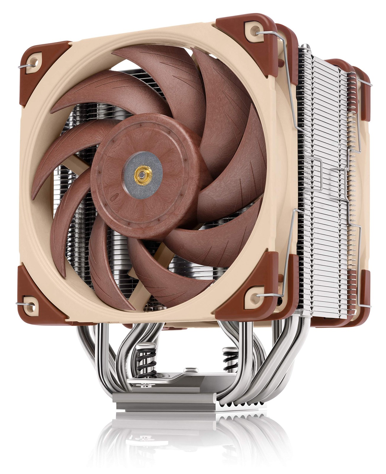 "High-Performance 120mm CPU Cooler with Quiet NF-A12x25 PWM Fans"