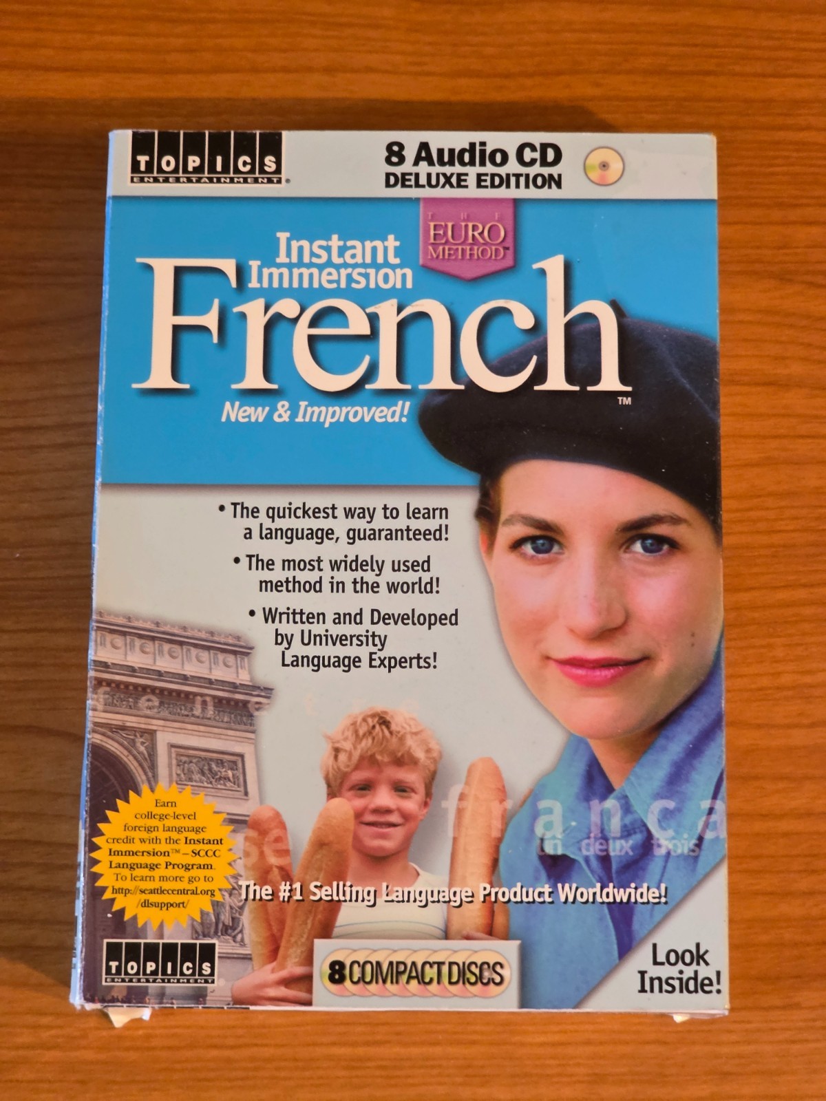 Instant Immersion French 8 Audio CD Deluxe Edition Topics Entertainment