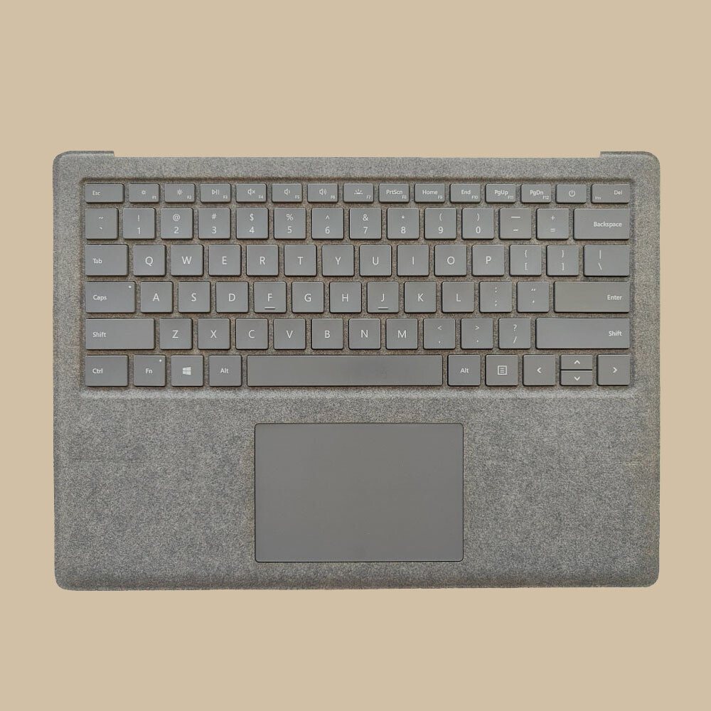 New For Microsoft Surface Laptop 1st 2nd 1769 Palmrest Keyboard Touchpad Gray US