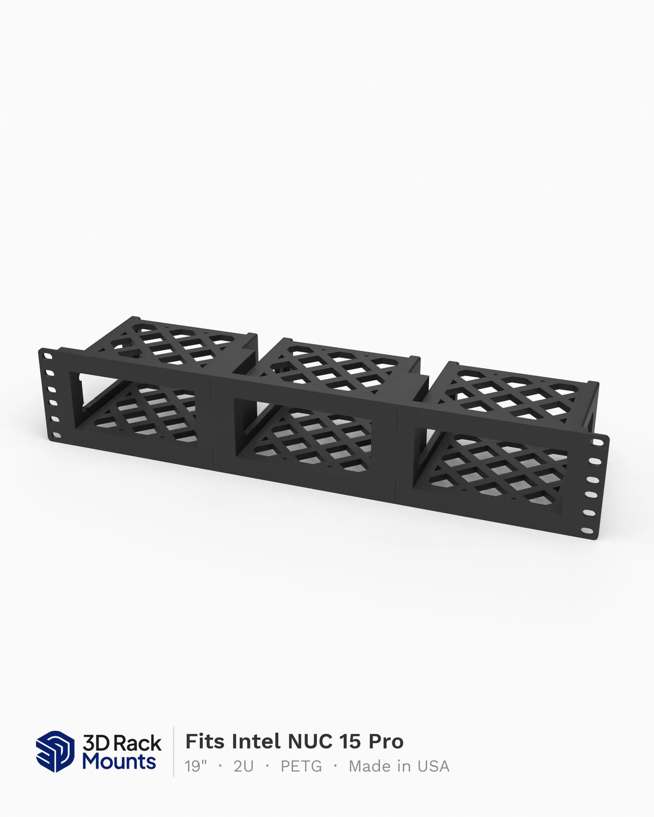 19" Intel NUC 15 Pro AI Triple Rack Mount - 2U (3x)