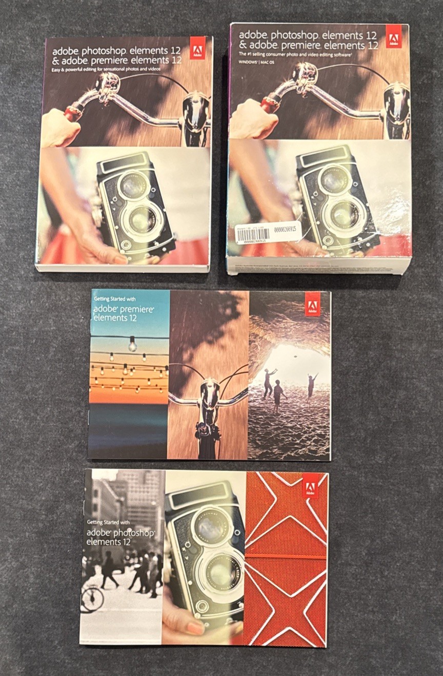 Adobe Photoshop Elements 12 & Premiere Elements 12 Photo Editing for Win/Mac
