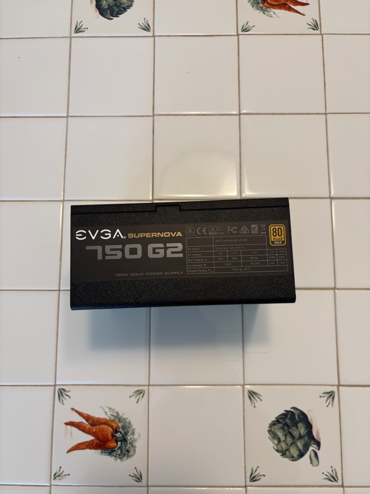 EVGA SuperNOVA 750 G2 750W 80 PLUS Gold Modular Power Supply USED