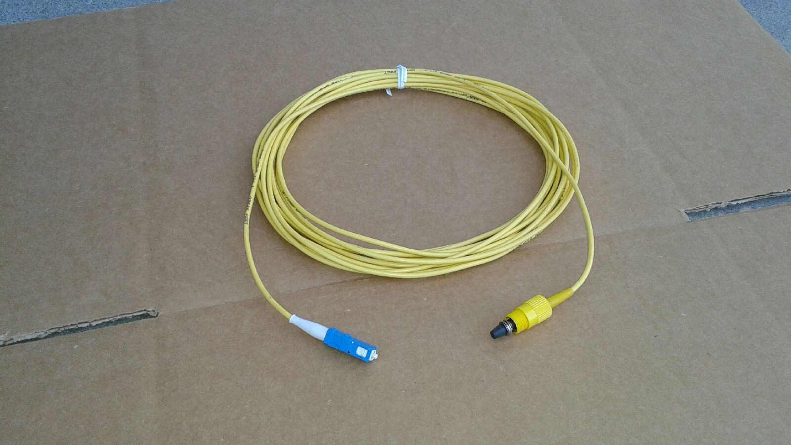 US MADE   5 FT   BICONIC  to   SC     single mode  fiber optic  cable     