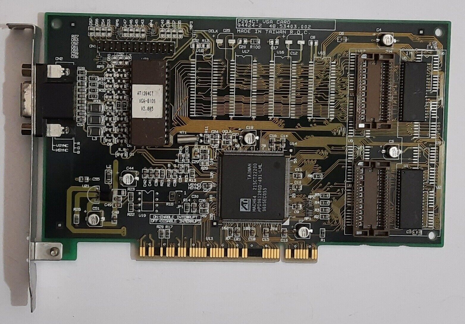 Acer P264CT PCI Graphics Card (ATI Mach64, 1MB, Retro, 1996)