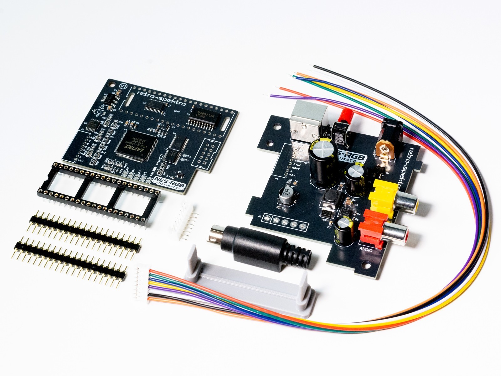 NES-RGB Ultimate Modification (KIT) for Nintendo Front Loader PAL/NTSC RGB