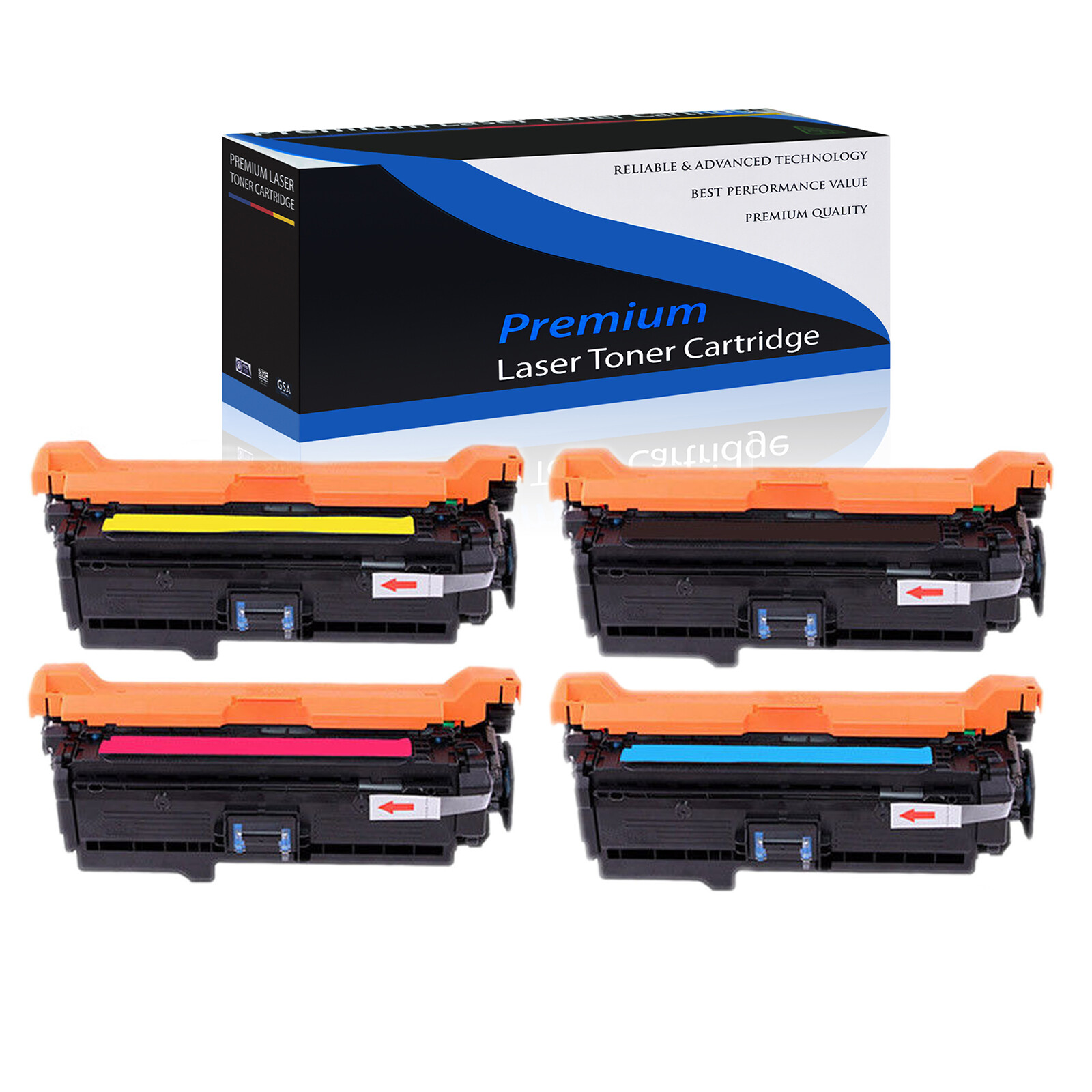 4PK CE260A 647A Toner Set for HP Laserjet CP4525XH CP4525N CP4520 CP4025 CP4025N