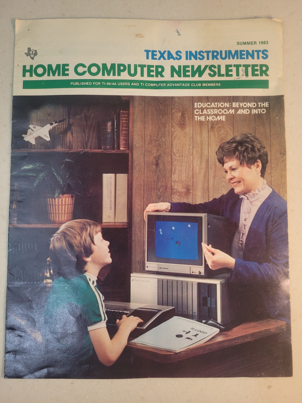 Texas Instruments Home Computer Newsletter Summer 1983 (Fold Out Mailer) TECH 80