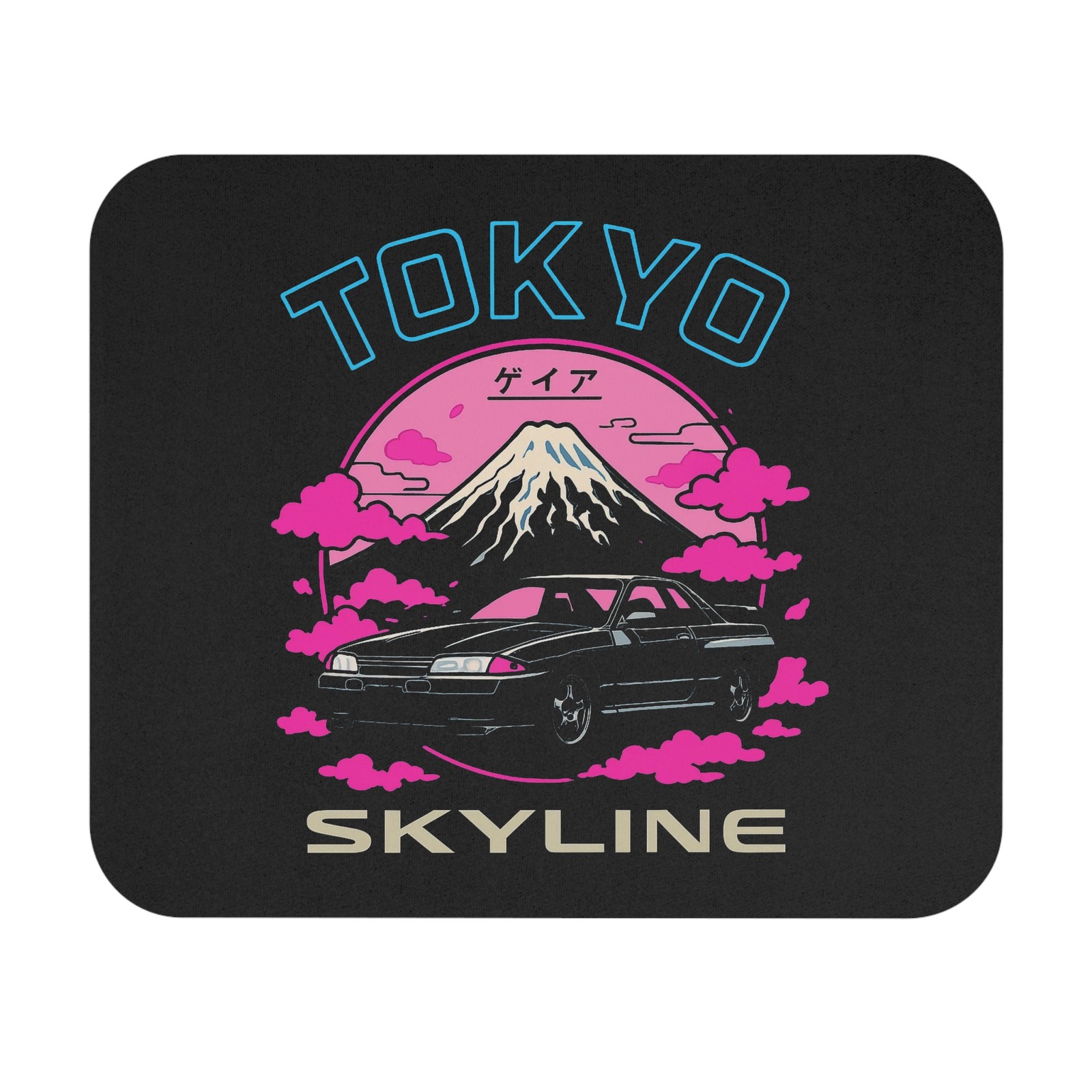 Skyline R32 GT-R Mouse Pad Tokyo JDM Retro Desk Mat Gift for Car Fans