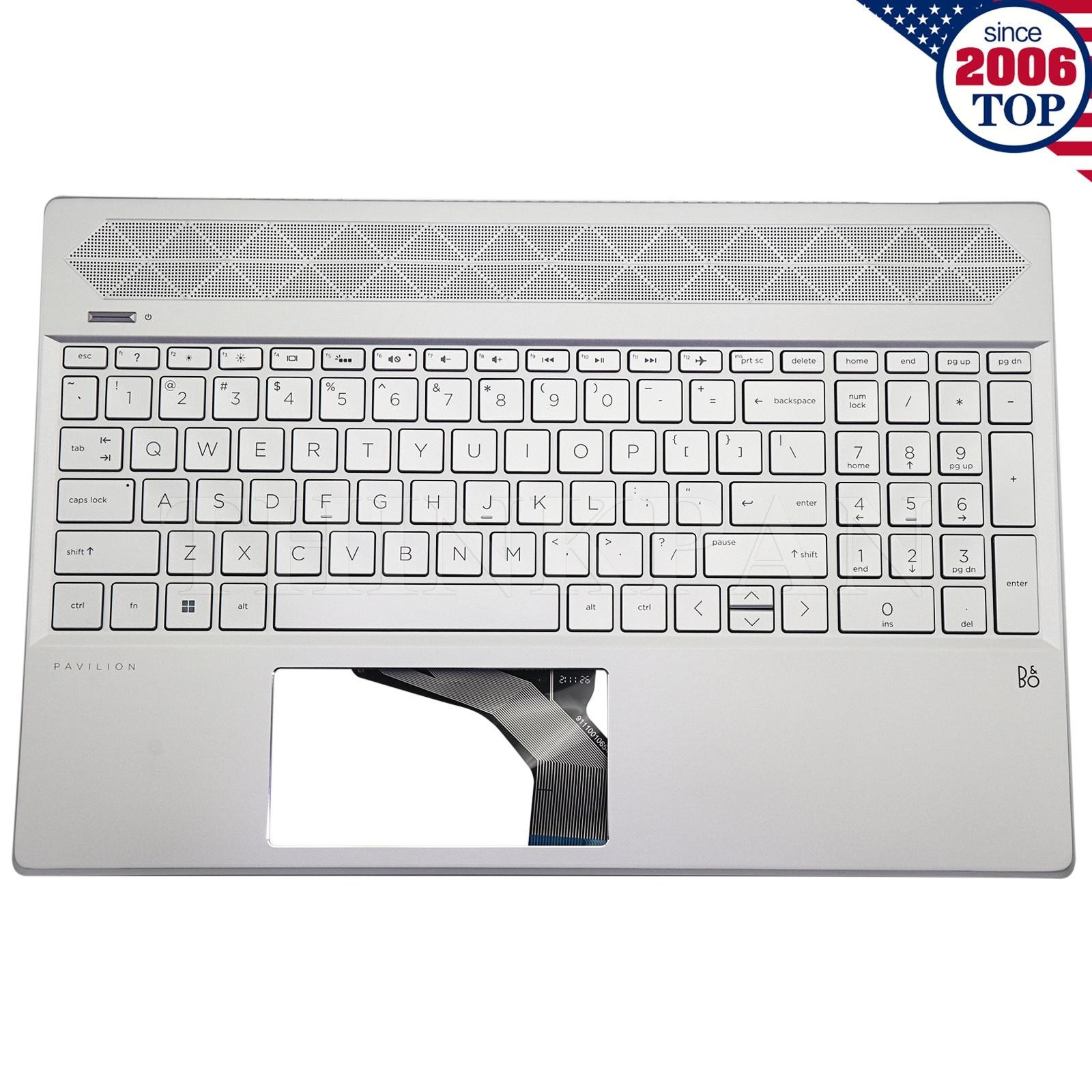 New HP Pavilion 15-CS 15T-CS 15-CW Palmrest Backlit Keyboard L24752-001 US