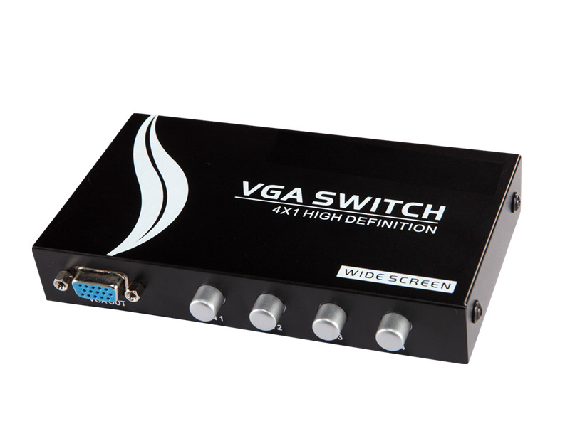 4x1 or 1x4 Bi-Directional 4 Port VGA SVGA HD15 Video Switch Switcher Selector