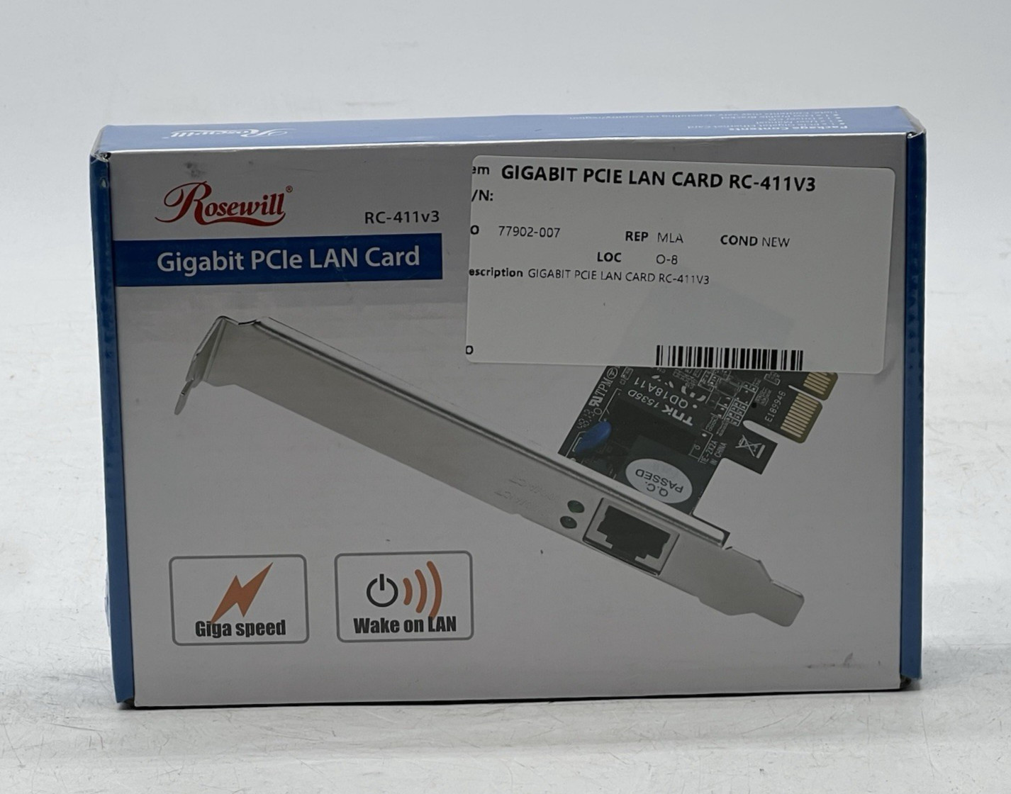 Rosewill Gigabit  PCIe LAN Network Interface Card RC-411v3