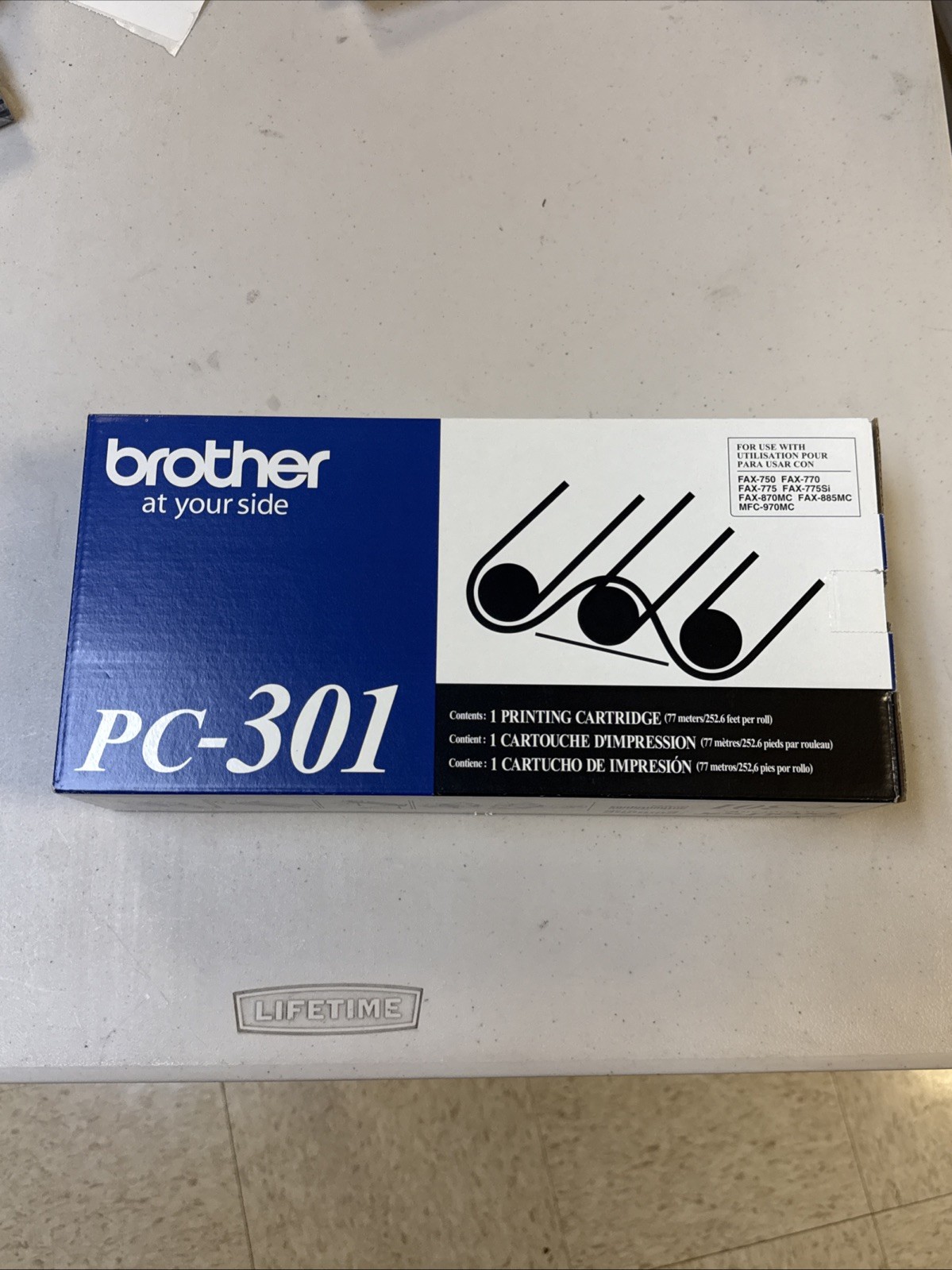 Genuine Brother PC-301 Printing Cartridge New