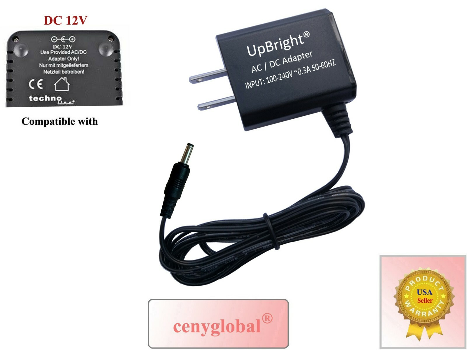 AC Adapter For La Crosse Technology Alpha Battery Charger BC-700 BC700N BC-900