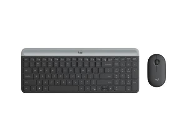 Logitech MK470 Wireless Combo -Graphite 920-009437 Black RF Keyboard and Mouse