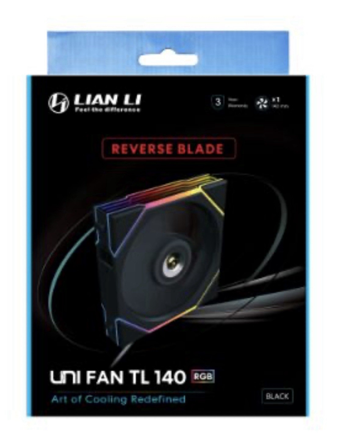 lian li fan tl lcd 140mm Reverse 2 Fans