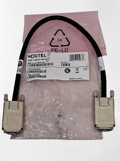 NEW Nortel AL4518001-E6 4500 HISTACK Stacking Cable 46cm for Ethernet Routing 