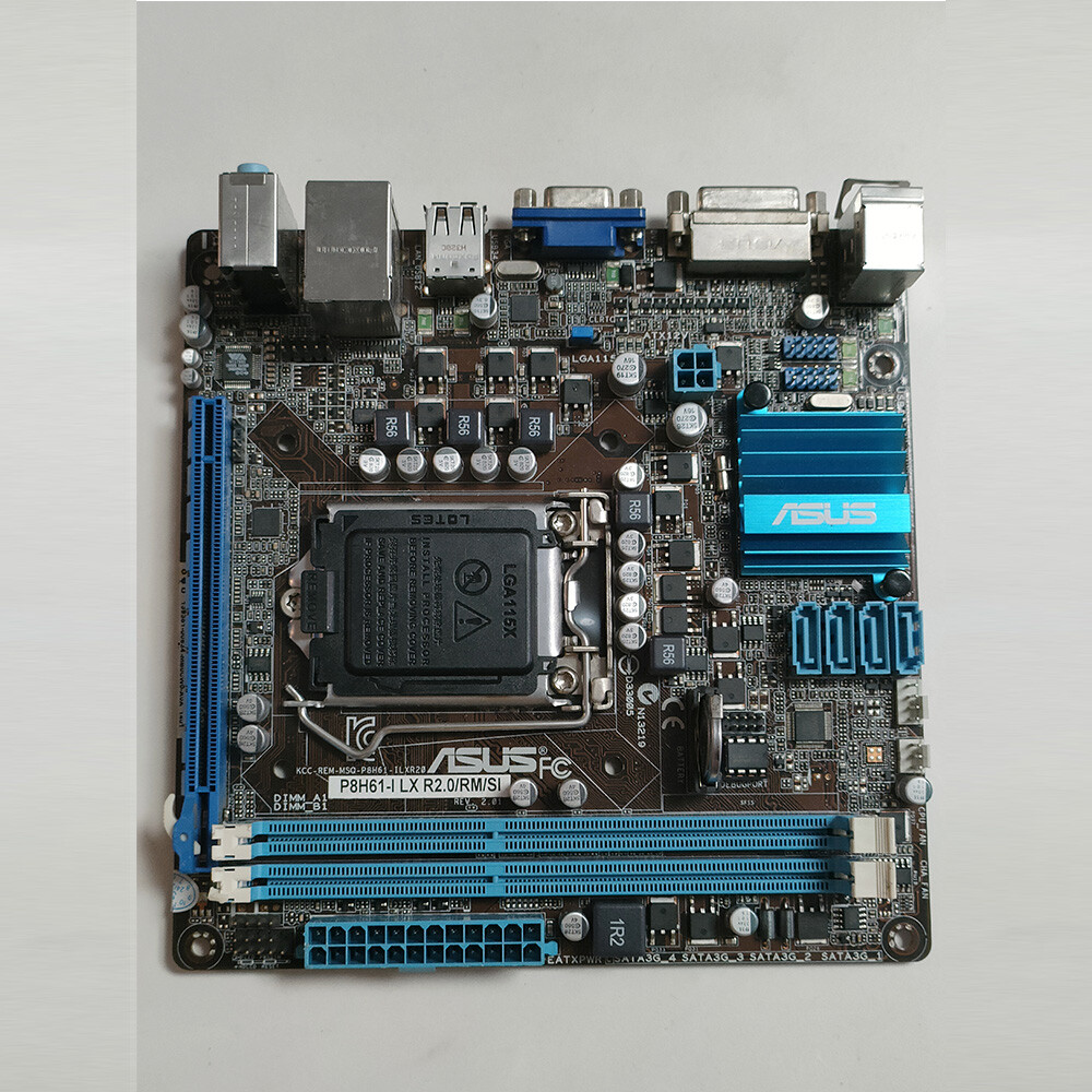 For ASUS P8H61-I LX R2.0/RM/SI Motherboard H61 LGA1155 Mini-ITX Mainboard DDR3