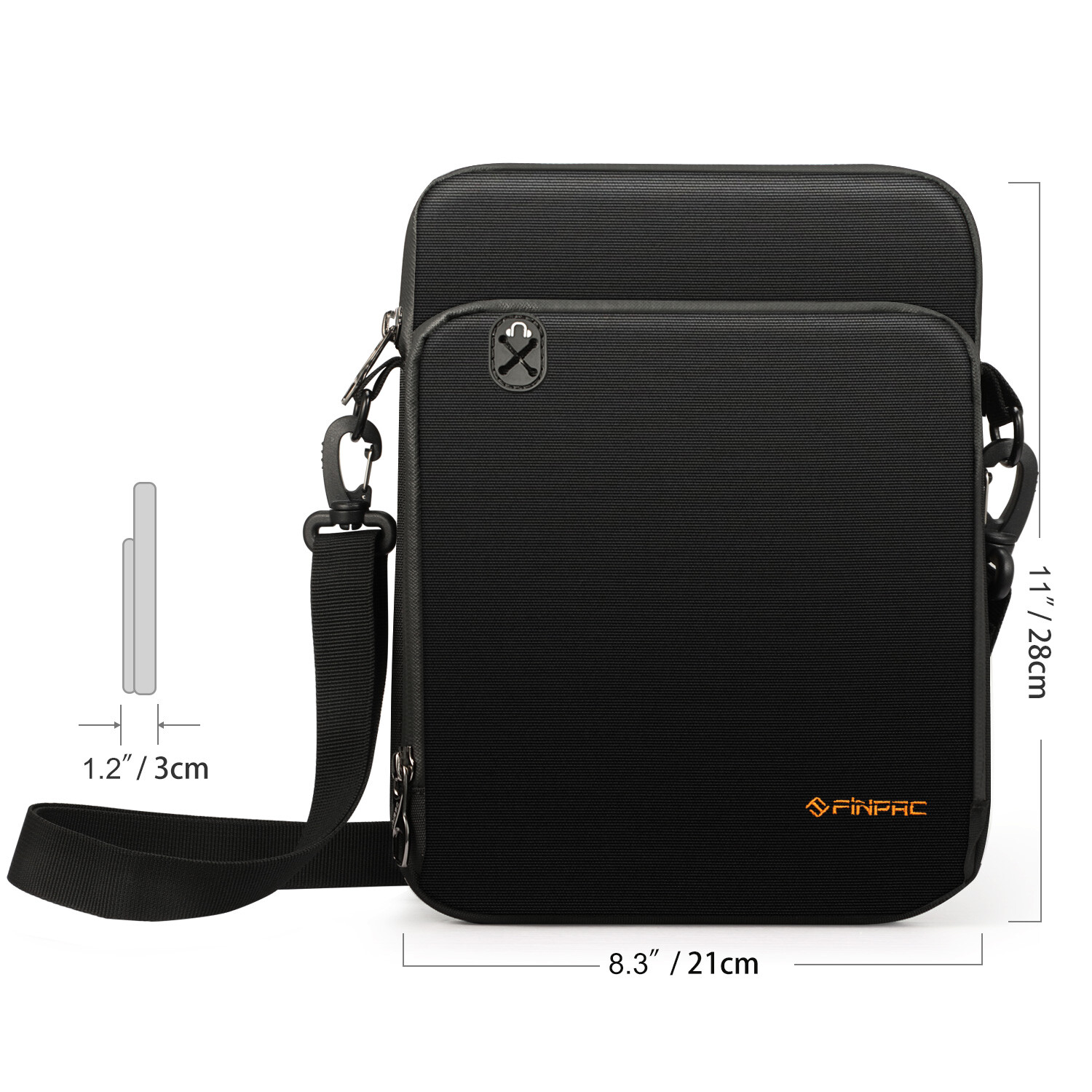 11 Inch Tablet Sleeve Case, Briefcase Shoulder Bag for 11" iPad (A16) 2025/10.9