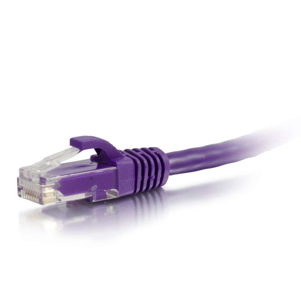 C2G 100ft (30.5m) Ethernet Network Patch Cable Purple Model 27807