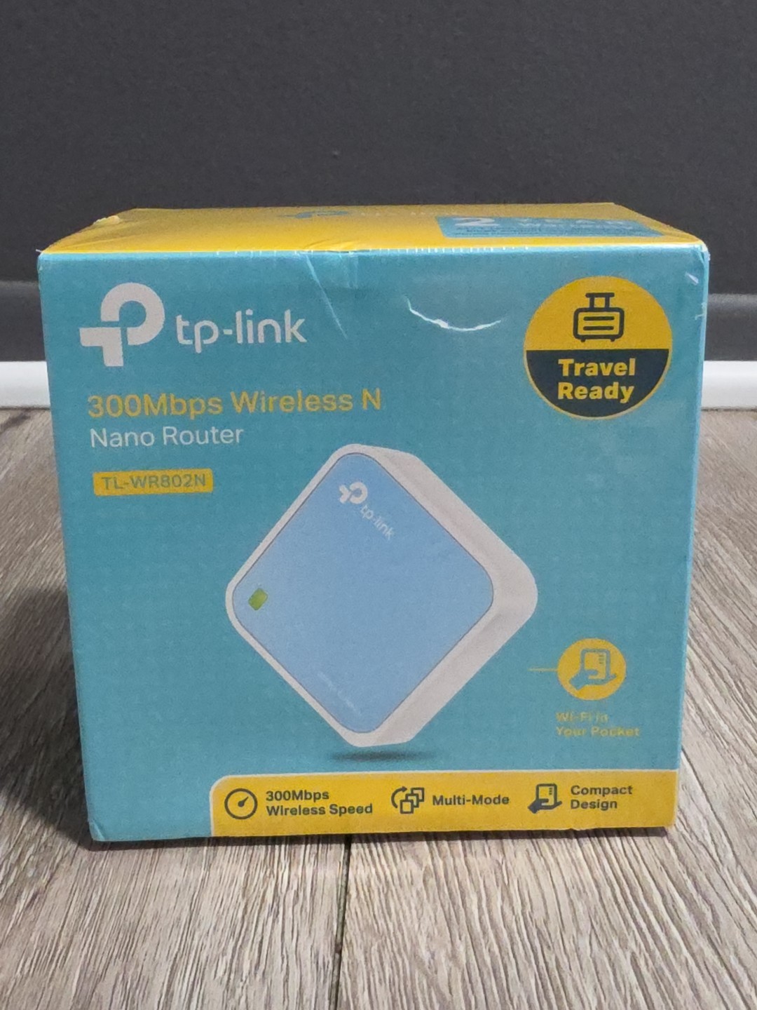 TP-Link TL-Portable WiFi Router -WR802N – 300Mbps Travel Wireless N Nano Hotspot