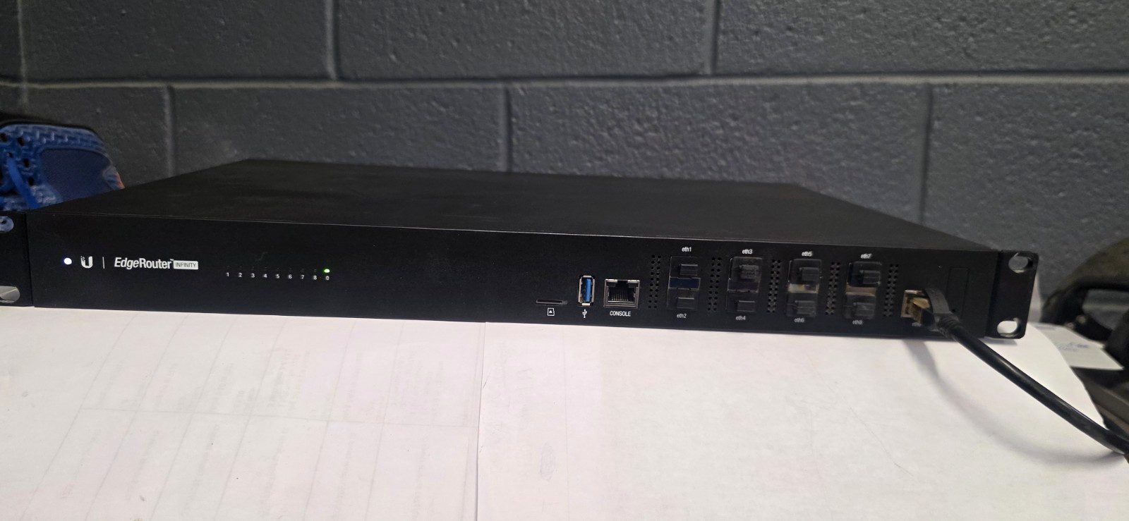 Ubiquiti Networks EdgeRouter Infinity Rack Mount 8 LAN 1 WAN RJ-45 Managed
